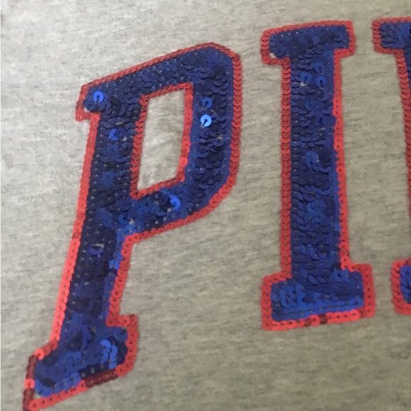 Pink By Victoria Secret Heather Grey Tee - Picture 2 of 15